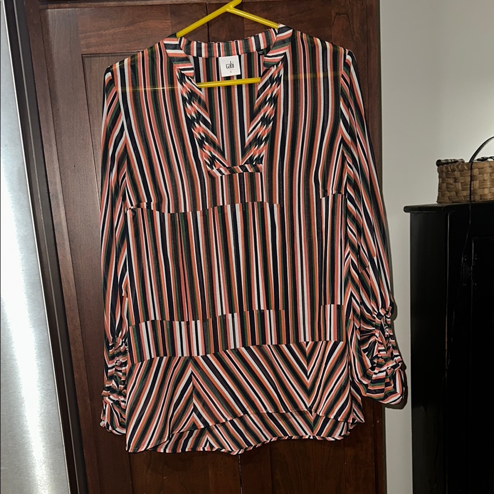 Cabi Women's Multicolor Striped Blouse